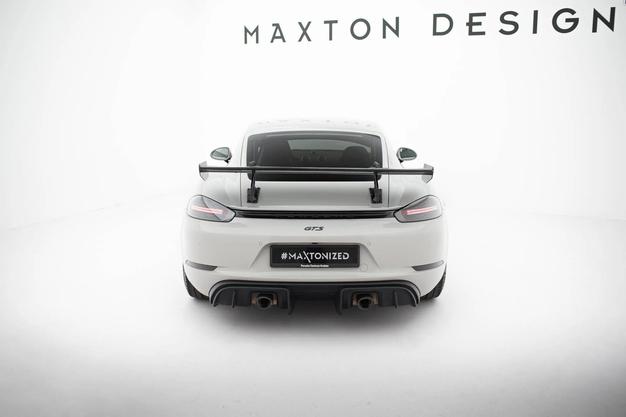 Hekkspoiler V.2 med svanehals Porsche Cayman 2016-2026 | Carbon Fiber Edition – bilde 2