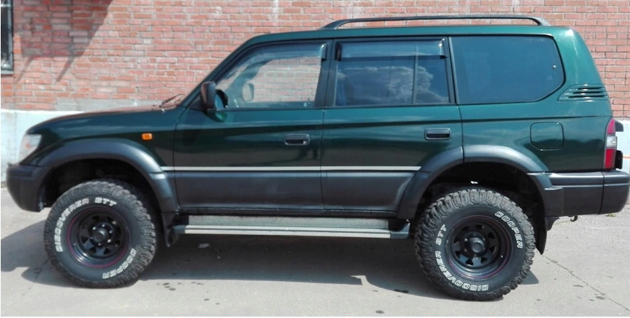 Hevesett Toyota Land Cruiser J90 / J95 1996 - 2003 │ Lift 2'' - 50mm / 50mm - fjærer og Nitro Gas dempere – bilde 7