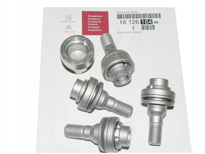 Hjulbolter med tyverisikring Citroën / Peugeot / Opel - sett 4 stk. Image 1