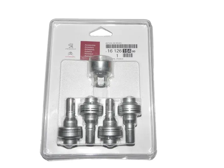 Hjulbolter med tyverisikring Citroën / Peugeot / Opel - sett 4 stk. Image 2