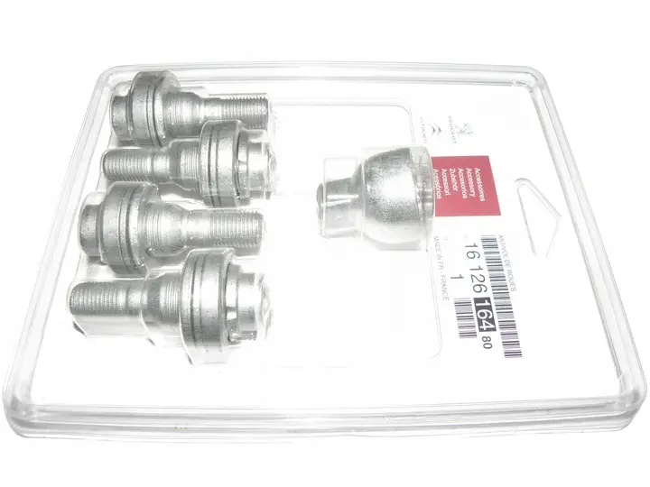 Hjulbolter med tyverisikring Citroën / Peugeot / Opel - sett 4 stk. Image 3