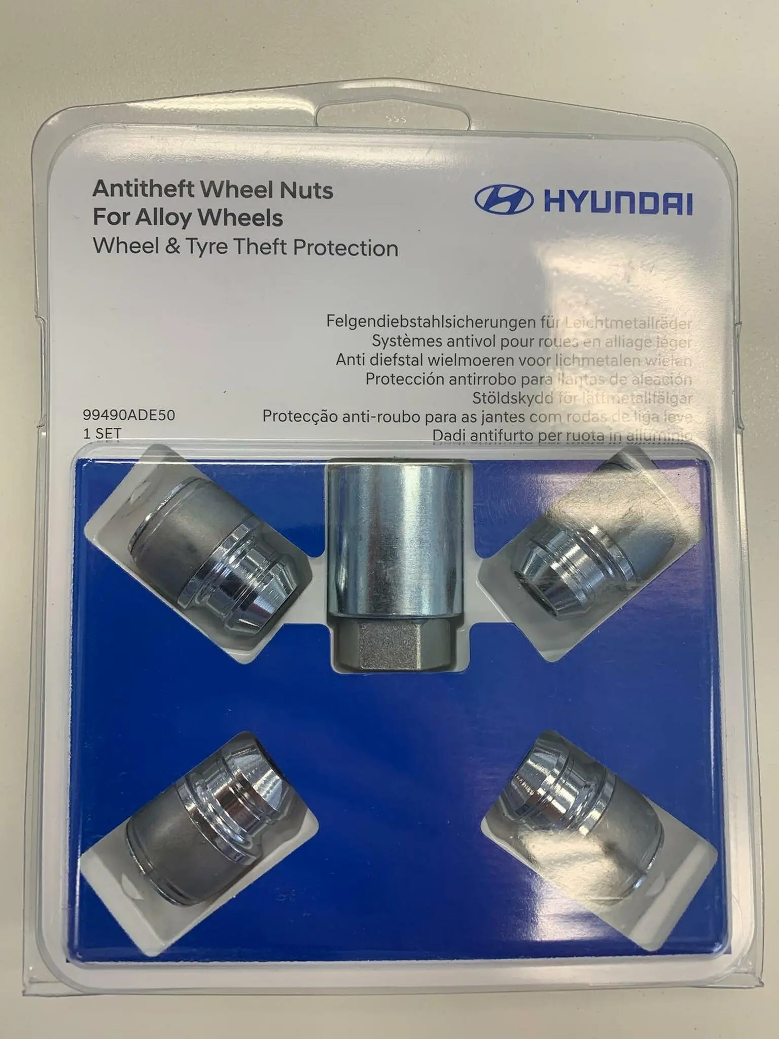 Hjulbolter med tyverisikring Hyundai - sett 4 stk. – bilde 3