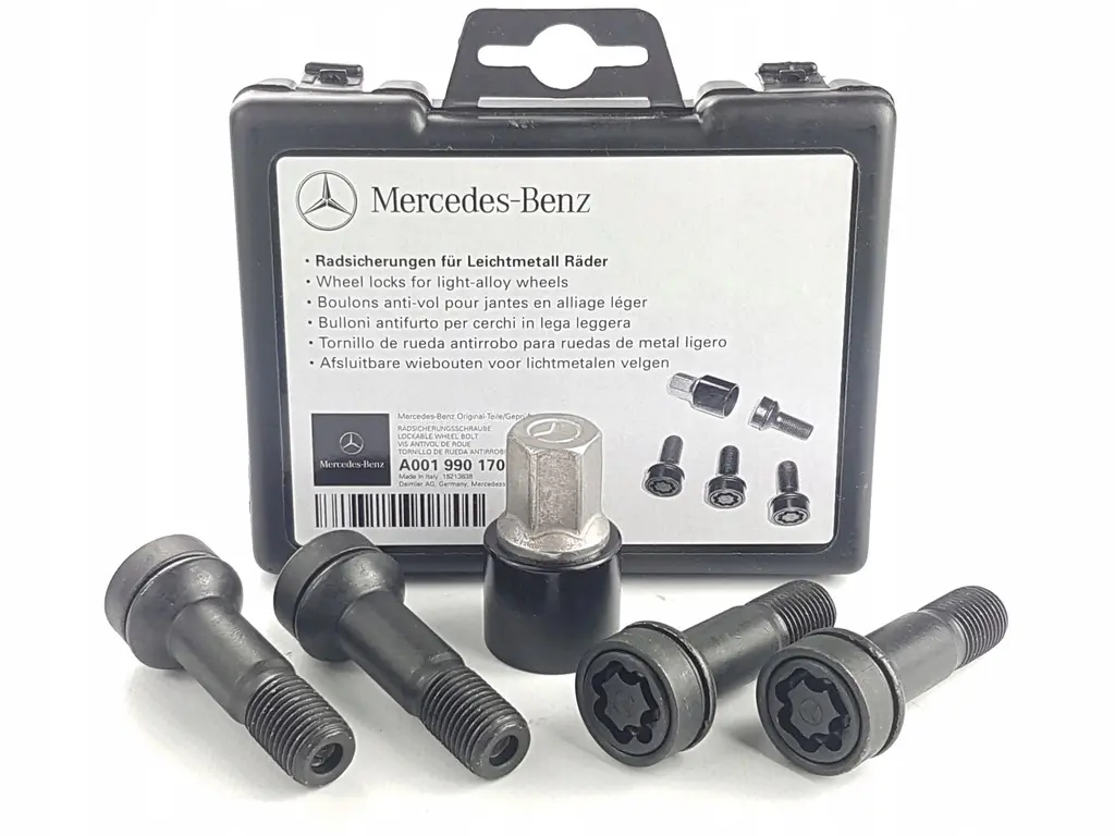 Hjulbolter med tyverisikring Mercedes-Benz - sett 4 stk. Image 1