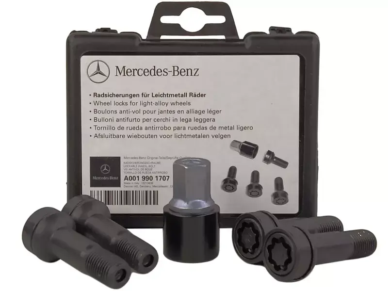 Hjulbolter med tyverisikring Mercedes-Benz - sett 4 stk. Image 7