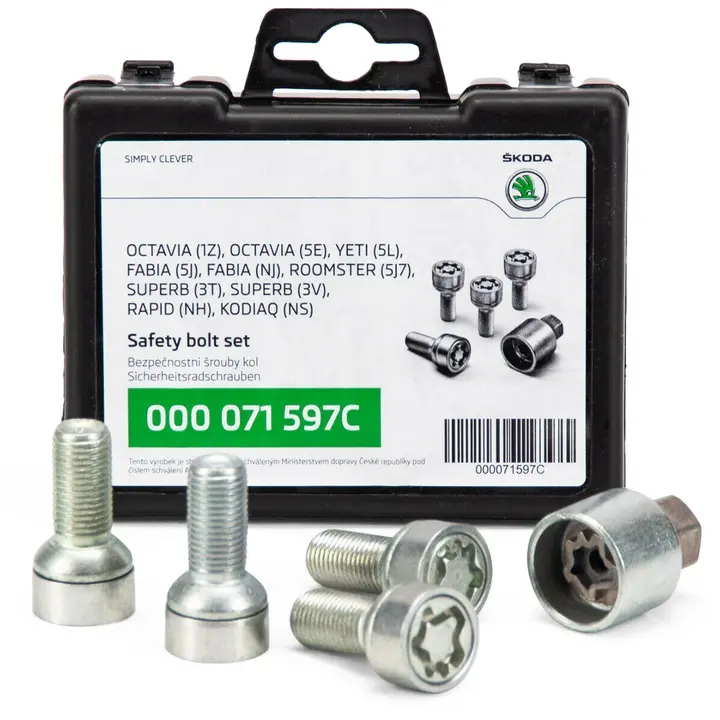 Hjulbolter med tyverisikring Skoda Image 1