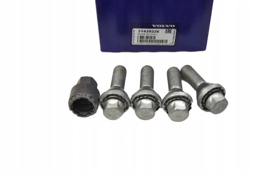 Hjulbolter OEM Volvo med tyverisikring - sett 4 stk. Image 4