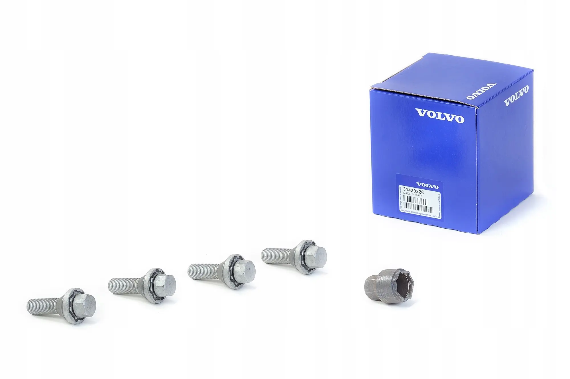 Hjulbolter OEM Volvo med tyverisikring - sett 4 stk. Image 5