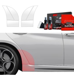 Hjulbuebeskyttere bak Alfa Romeo Giulia 2023 - 2025 │ PPF beskyttelsesfolie Gjennomsiktig BodyShield