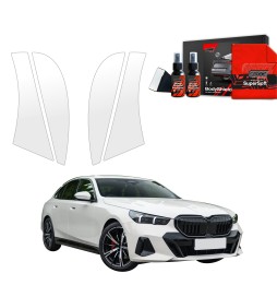 Hjulbuebeskyttere bak BMW 5 G60 520i 2024 - 2025 │ PPF beskyttelsesfolie Gjennomsiktig BodyShield