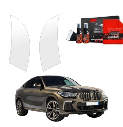 Hjulbuebeskyttere bak BMW X6M 2019 - 2023 │ PPF beskyttelsesfolie Gjennomsiktig BodyShield
