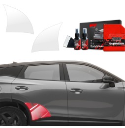 Hjulbuebeskyttere bak Cherry OMODA 5 Facelift 2024 - 2025 │ PPF beskyttelsesfolie Gjennomsiktig BodyShield