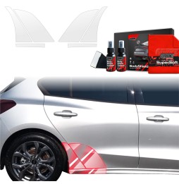 Hjulbuebeskyttere bak Ford Focus ST-Line X Facelift 2021 - 2025 │ PPF beskyttelsesfolie Gjennomsiktig BodyShield