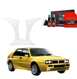 Hjulbuebeskyttere bak Lancia Delta Integrale 1992 - 1994 │ PPF beskyttelsesfolie Gjennomsiktig BodyShield