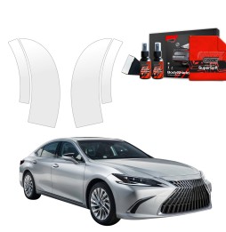 Hjulbuebeskyttere bak Lexus ES 300h 2021 - 2024 │ PPF beskyttelsesfolie Gjennomsiktig BodyShield