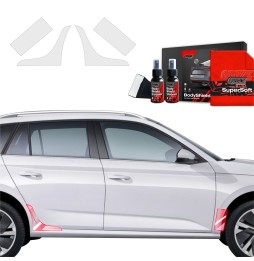 Hjulbuebeskyttere bak Skoda Kamiq 2024 - 2025 │ PPF beskyttelsesfolie Gjennomsiktig BodyShield