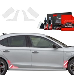 Hjulbuebeskyttere bak Skoda Octavia IV 2024 - 2025 │ PPF beskyttelsesfolie Gjennomsiktig BodyShield