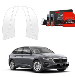 Hjulbuebeskyttere bak Skoda Scala 2023 - 2025 │ PPF beskyttelsesfolie Gjennomsiktig BodyShield