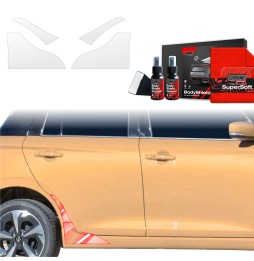 Hjulbuebeskyttere bak Suzuki Swift 2024 - 2025 │ PPF beskyttelsesfolie Gjennomsiktig BodyShield