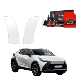 Hjulbuebeskyttere bak Toyota C-HR 2023 - 2025 │ PPF beskyttelsesfolie Gjennomsiktig BodyShield