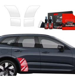 Hjulbuebeskyttere bak Volvo XC60 II 2022 - 2025 │ PPF beskyttelsesfolie Gjennomsiktig BodyShield