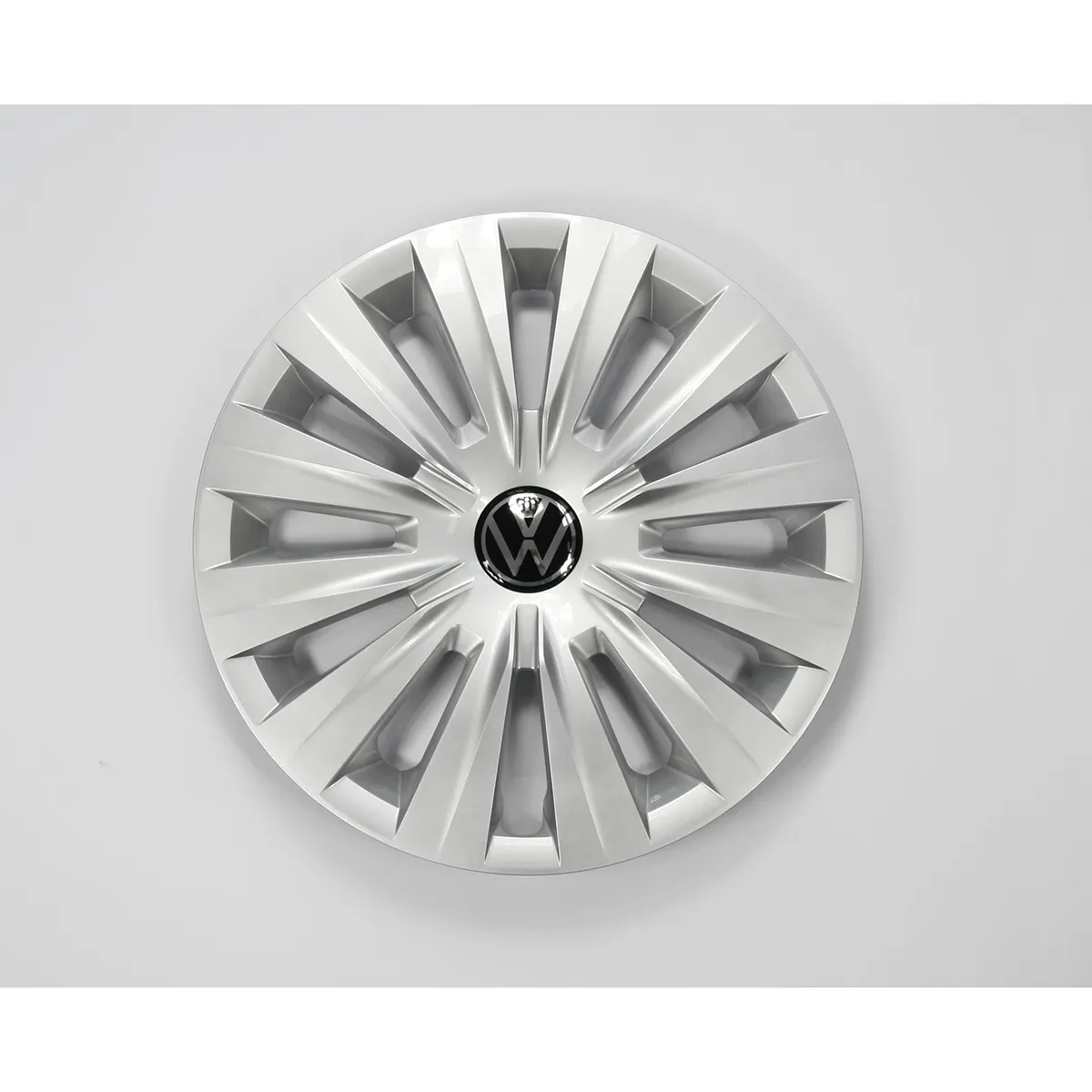 Hjulkapsel VW Golf 8 15" │ Genuine® sølv / krom / svart - 1 stk.