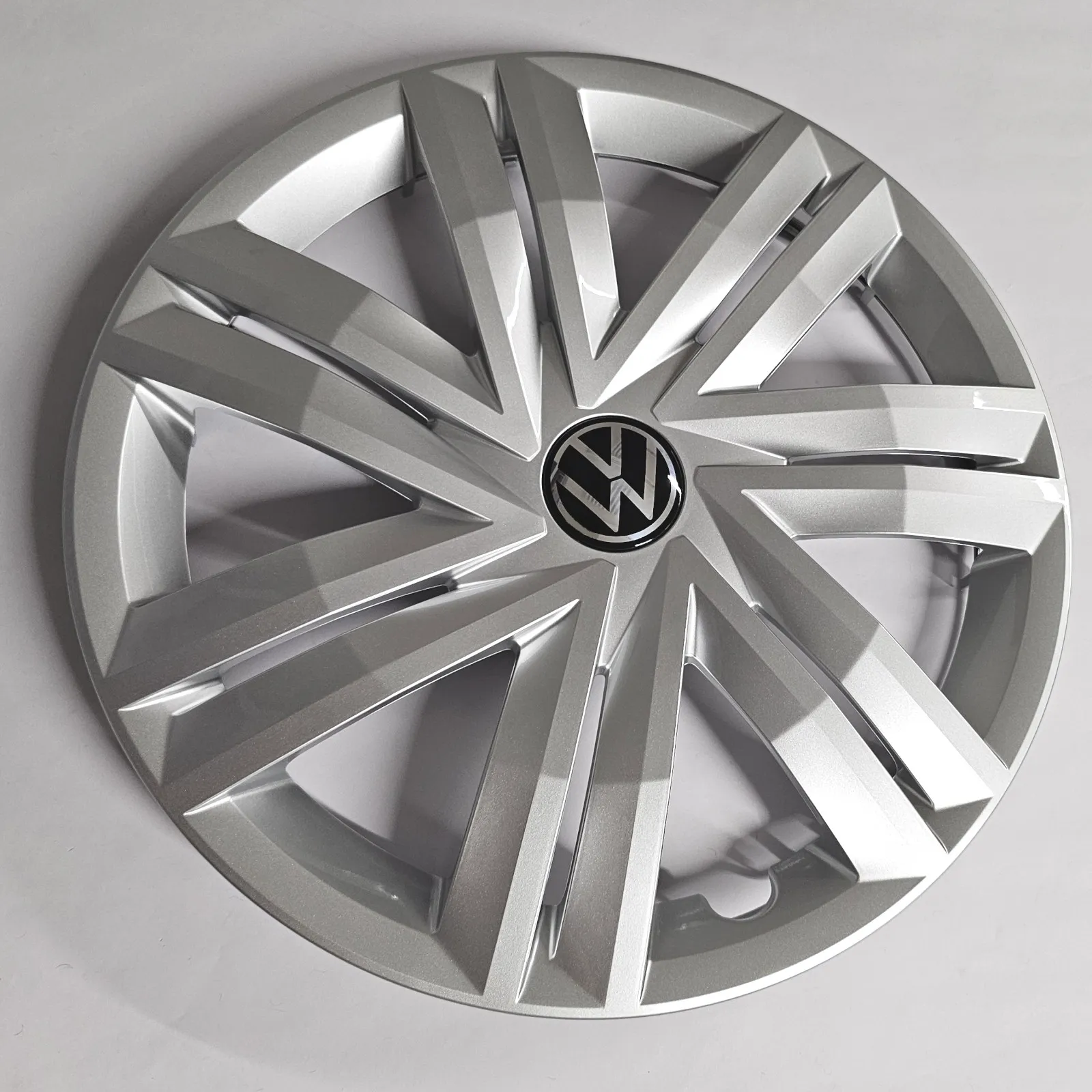 Hjulkapsel VW Polo 6 14" │ Genuine® sølv / krom / svart - 1 stk.