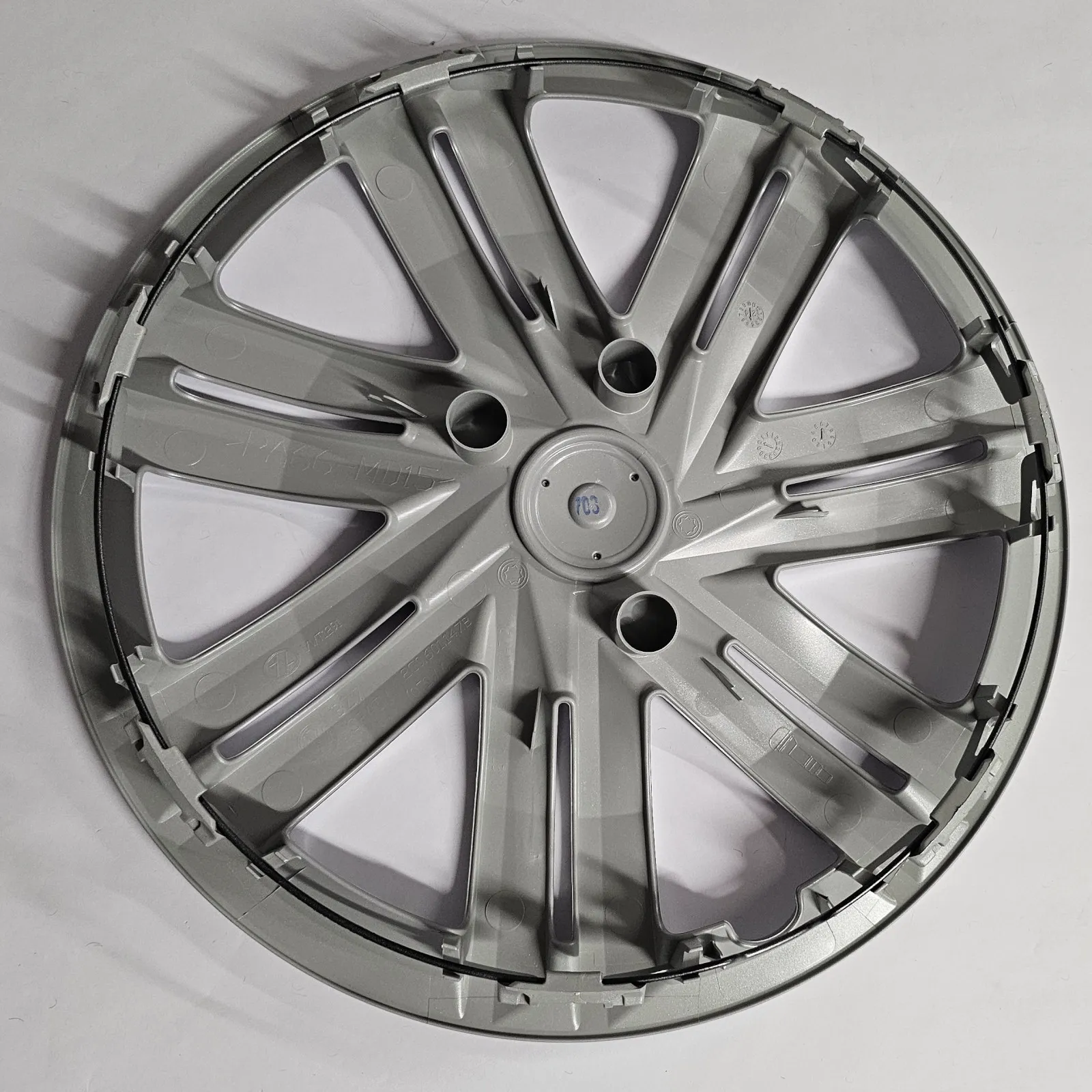 Hjulkapsel VW Polo 6 14" │ Genuine® sølv / krom / svart - 1 stk. – bilde 2
