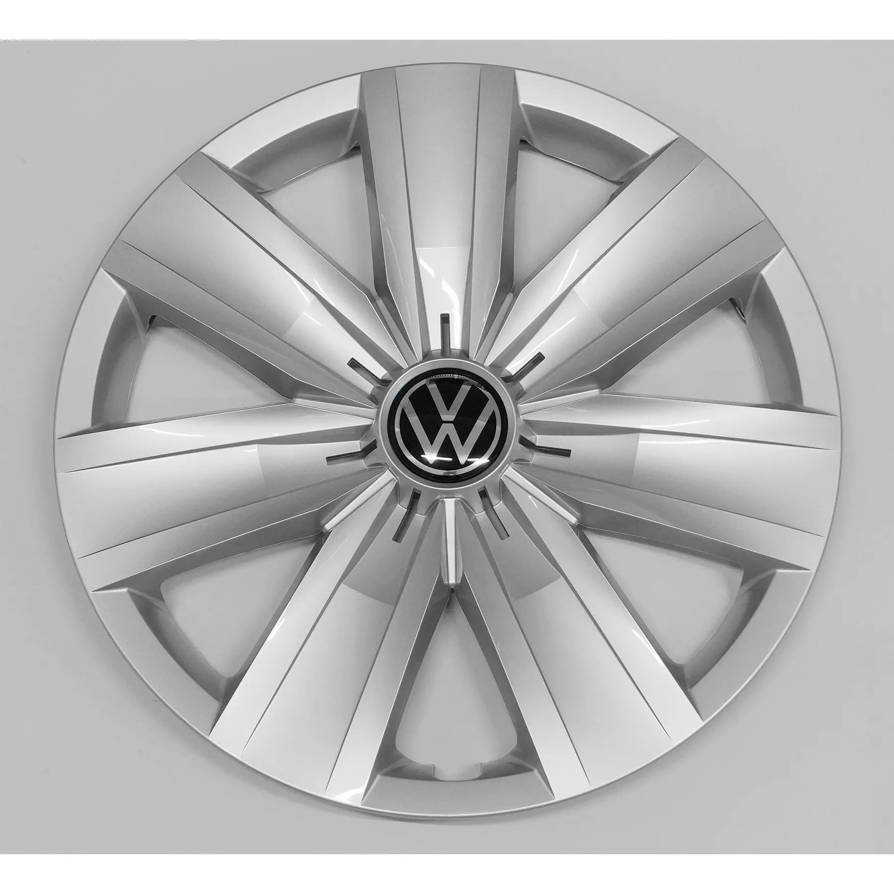 Hjulkapsel VW T-Roc 16" │ Genuine® blank krom / svart / finsølv - 1 stk.
