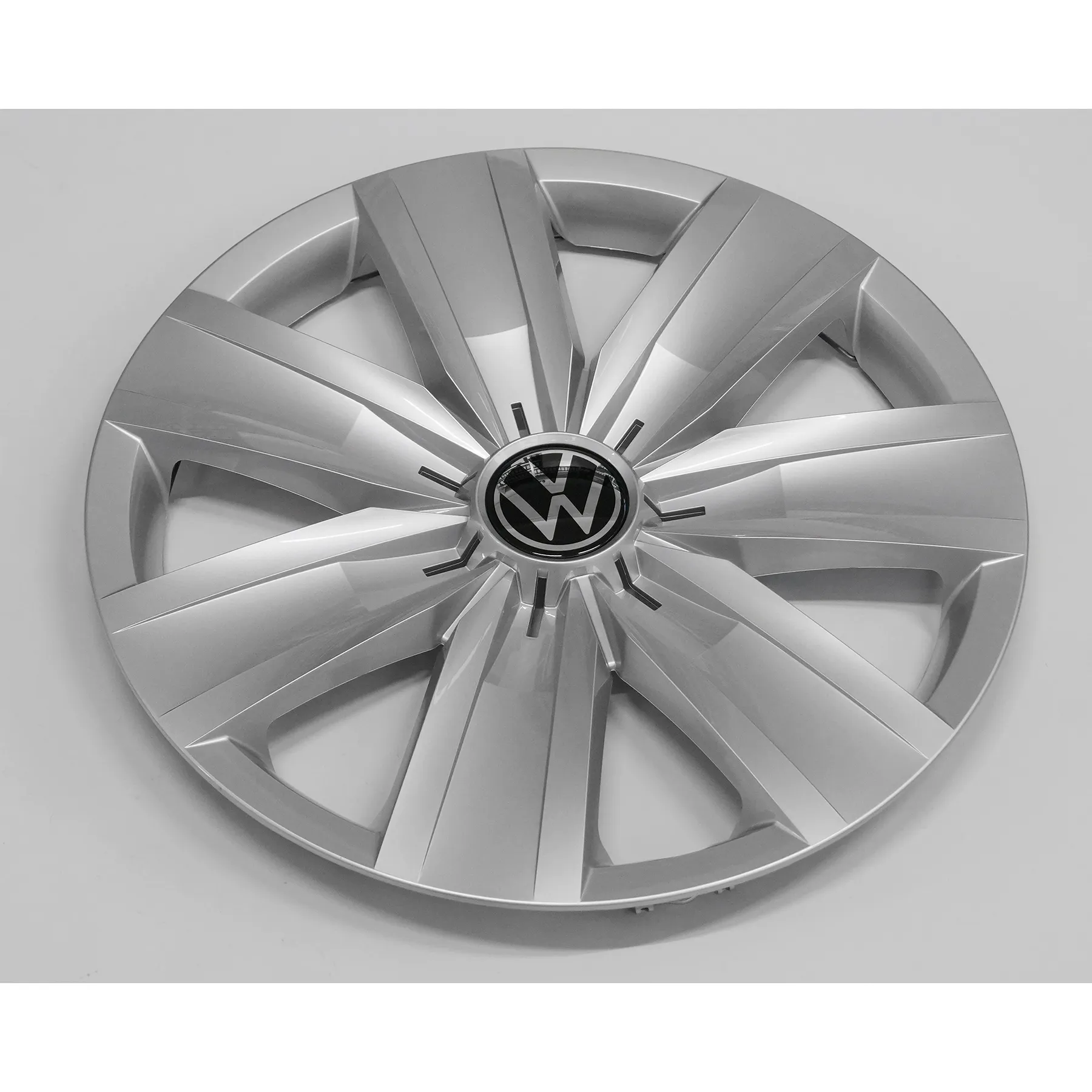 Hjulkapsel VW T-Roc 16" │ Genuine® blank krom / svart / finsølv - 1 stk. – bilde 2