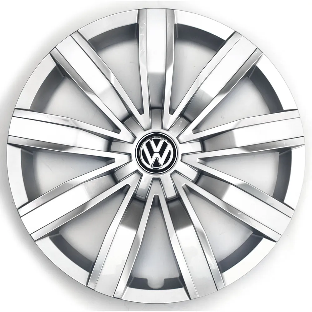 Hjulkapsel VW Tiguan / Tiguan Allspace 17" │ Genuine® sølv / krom og svart - 1 stk. – bilde 2