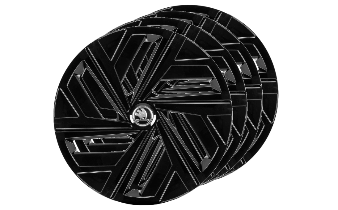 Hjulkapsler Skoda Enyaq 19" Black Edition │ Genuine® - sett 4 stk. Image 4