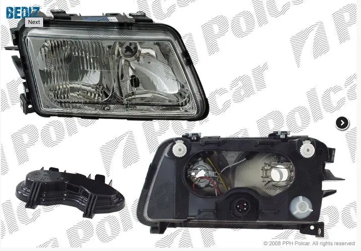 Hovedlykter frontlys sett Audi A3 8L 1996 - 2003 Image 1