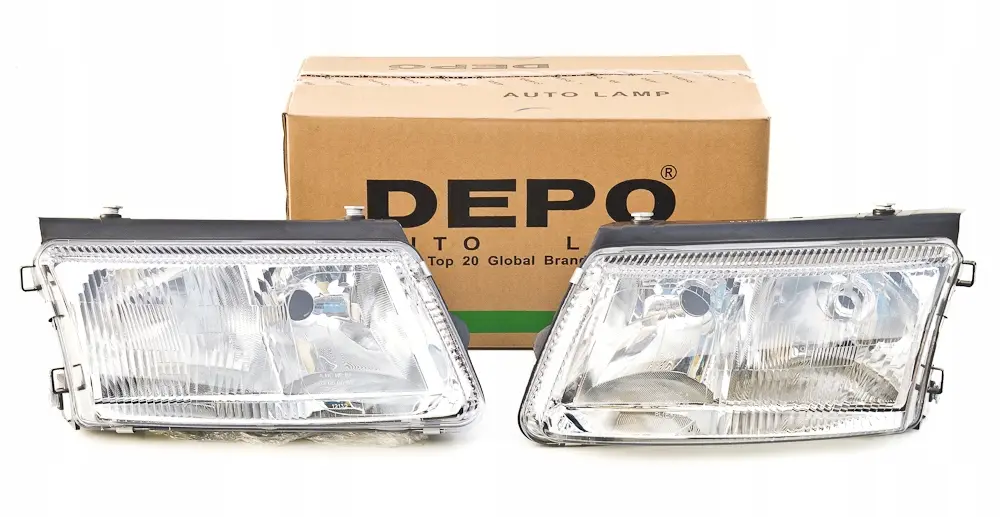 Hovedlykter frontlys sett VW Passat 3B B5 1996-2000  H1+H7 DEPO 441-1125-LD-EM kpL – bilde 4