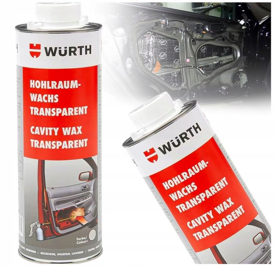 Hulromsvoks Wurth Cavity Wax Transparent │ Rusthemmende hulromsvoks - 1L – bilde 2