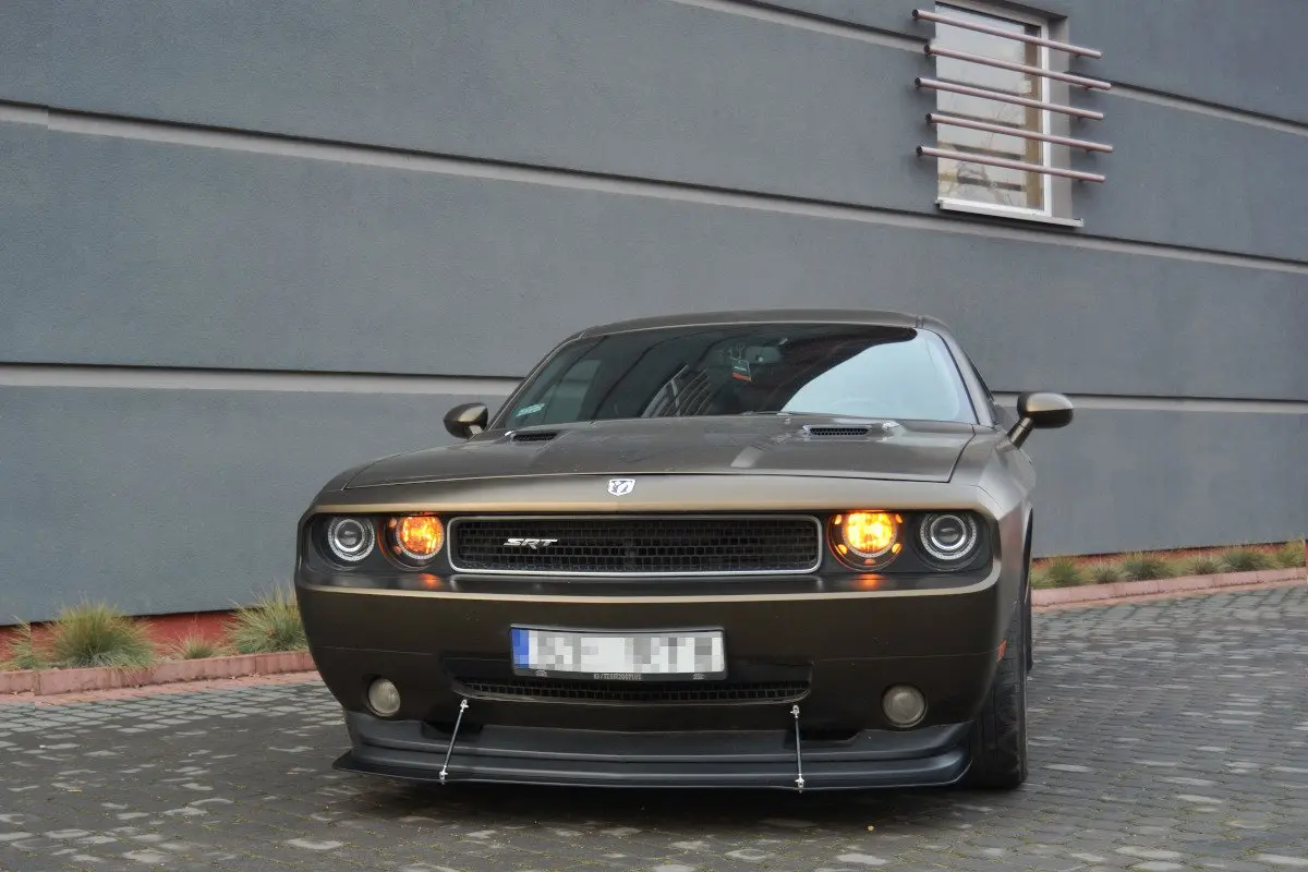 Hybrid frontspoiler Dodge Challenger SRT-8 (Phase I) mk3 2008-2014 | V.1 Black Edition – bilde 2