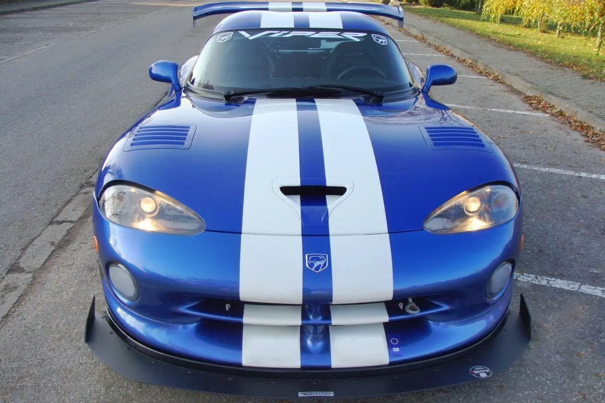 Hybrid frontspoiler Dodge Viper GTS 1996-2002 |  Black Edition