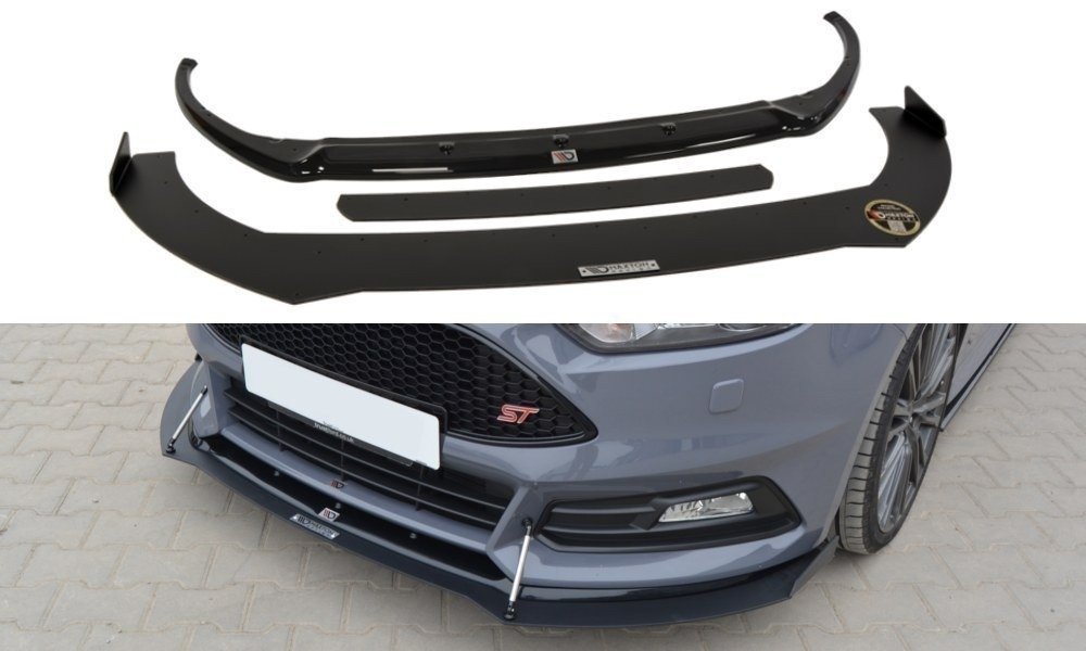 Hybrid frontspoiler Ford Focus III ST Facelift 2014 - 2019 | V.2 Black Edition