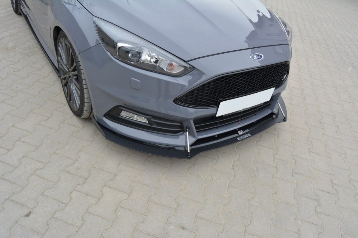 Hybrid frontspoiler Ford Focus III ST Facelift 2014 - 2019 | V.2 Black Edition – bilde 3