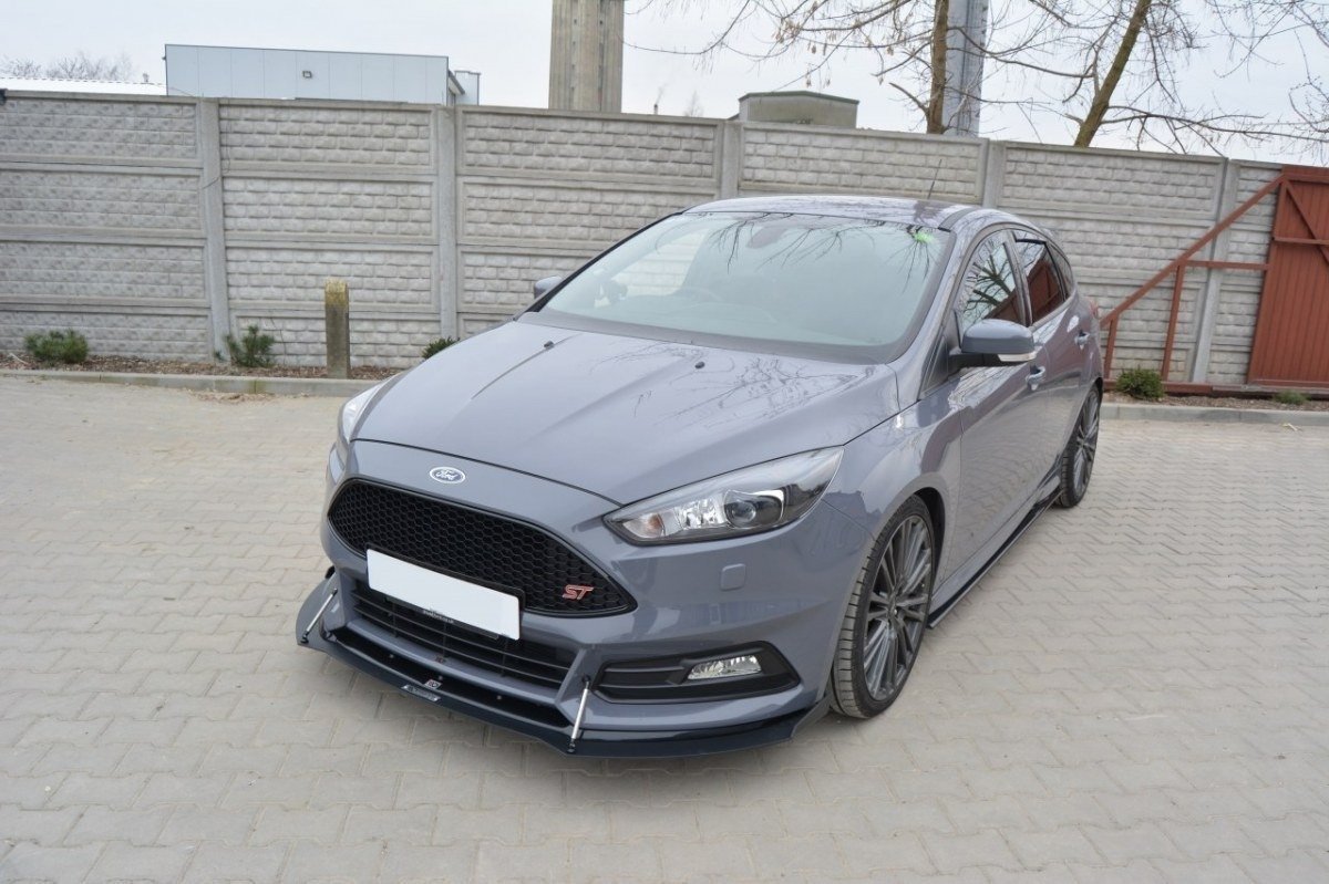 Hybrid frontspoiler Ford Focus III ST Facelift 2014 - 2019 | V.2 Black Edition – bilde 4