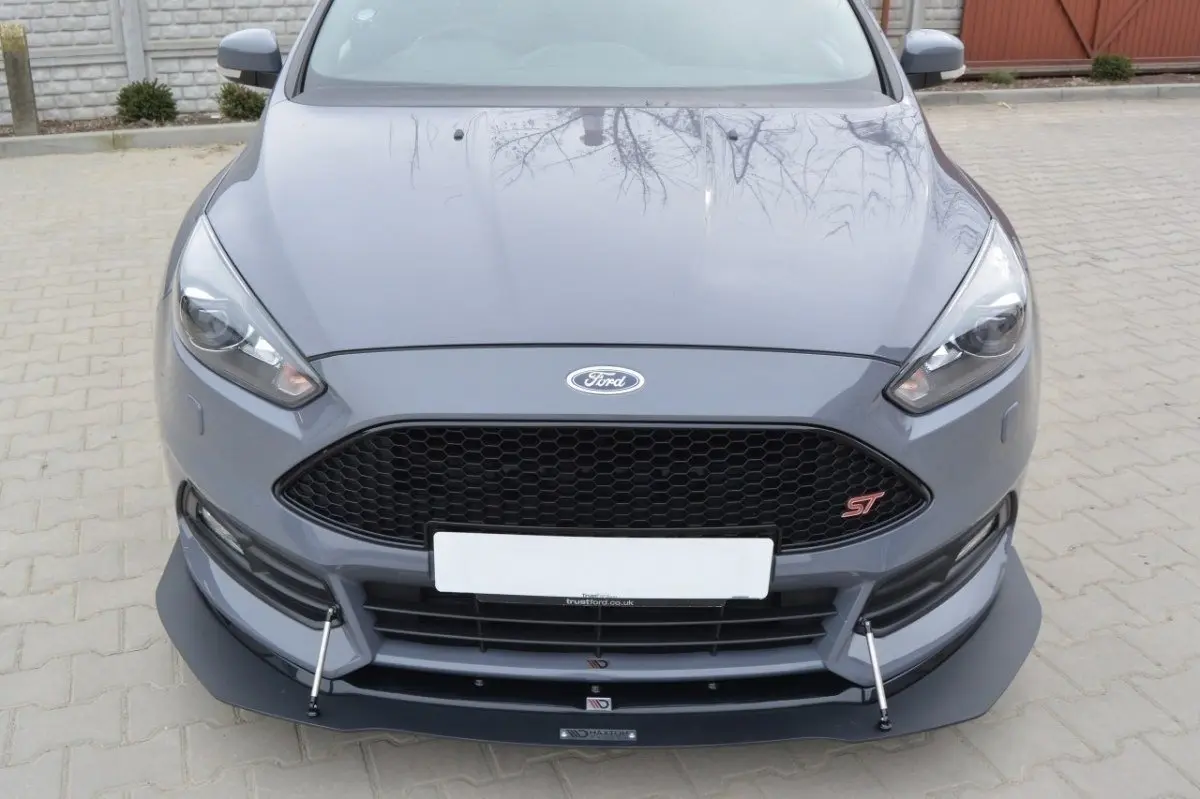 Hybrid frontspoiler Ford Focus III ST Facelift 2015-2018 | V.1 Black Edition