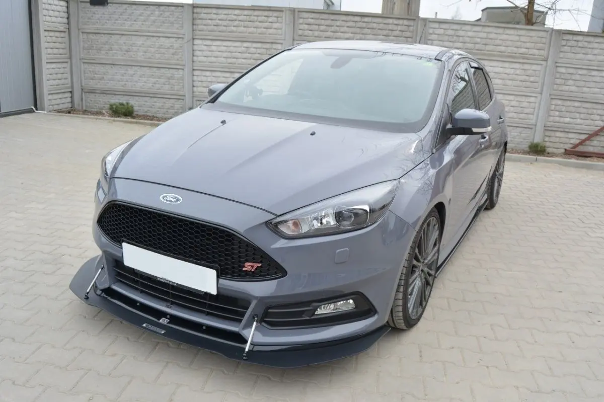 Hybrid frontspoiler Ford Focus III ST Facelift 2015-2018 | V.1 Black Edition – bilde 4