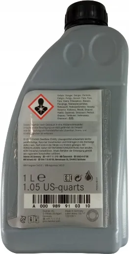 Hydraulikkolje Mercedes-Benz Hydrauliköl ZH-M MB 343.0 │ Nivomat olje for sentral hydraulikk Genuine® Central Hydraulic Oil - 1L Image 3