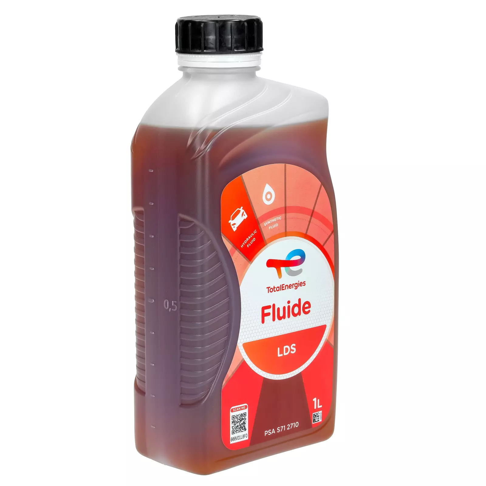 Hydraulikkolje Total Fluide LDS - 1000ml  | Citroen - Peuegot PSA S71 2710 Image 2
