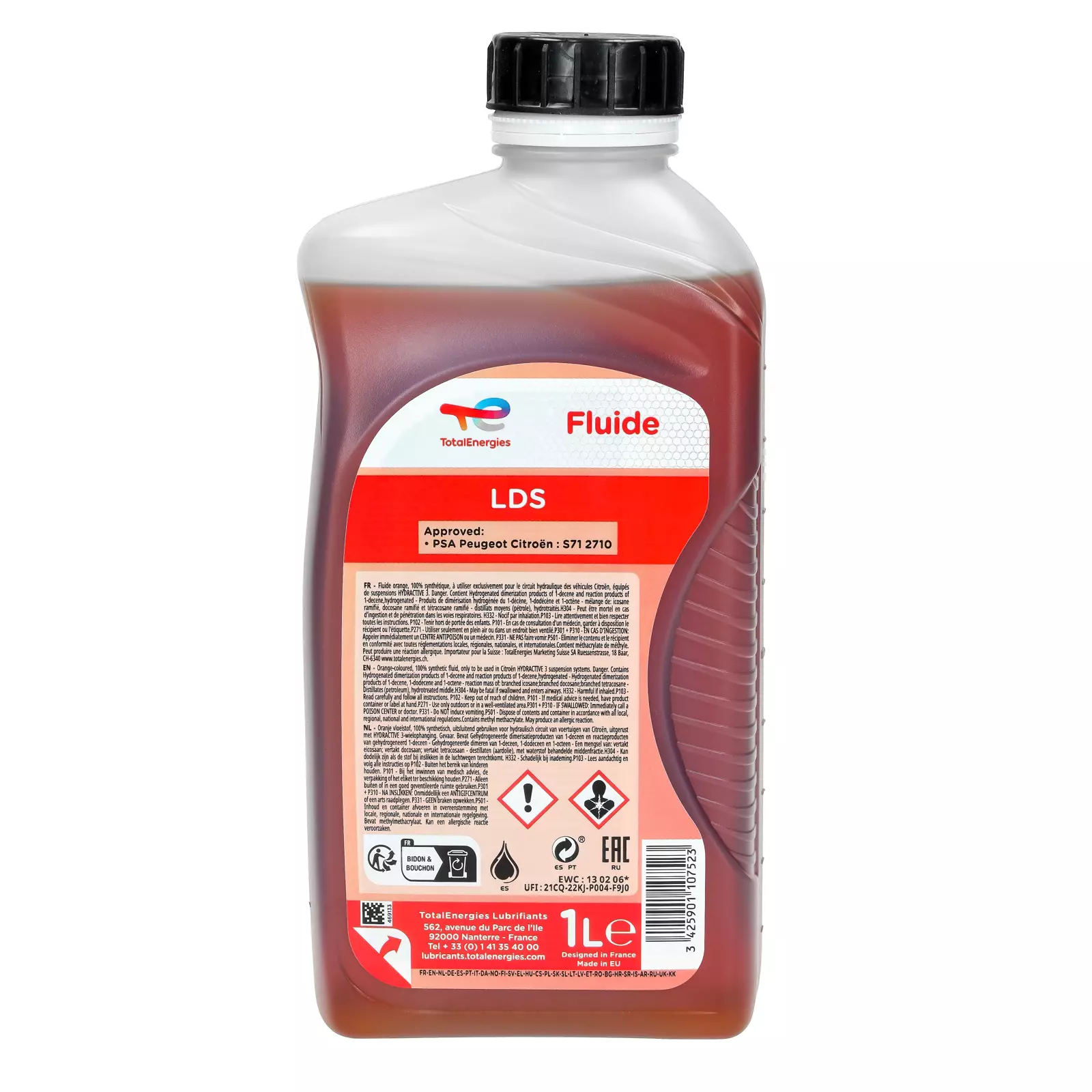 Hydraulikkolje Total Fluide LDS - 1000ml  | Citroen - Peuegot PSA S71 2710 Image 4