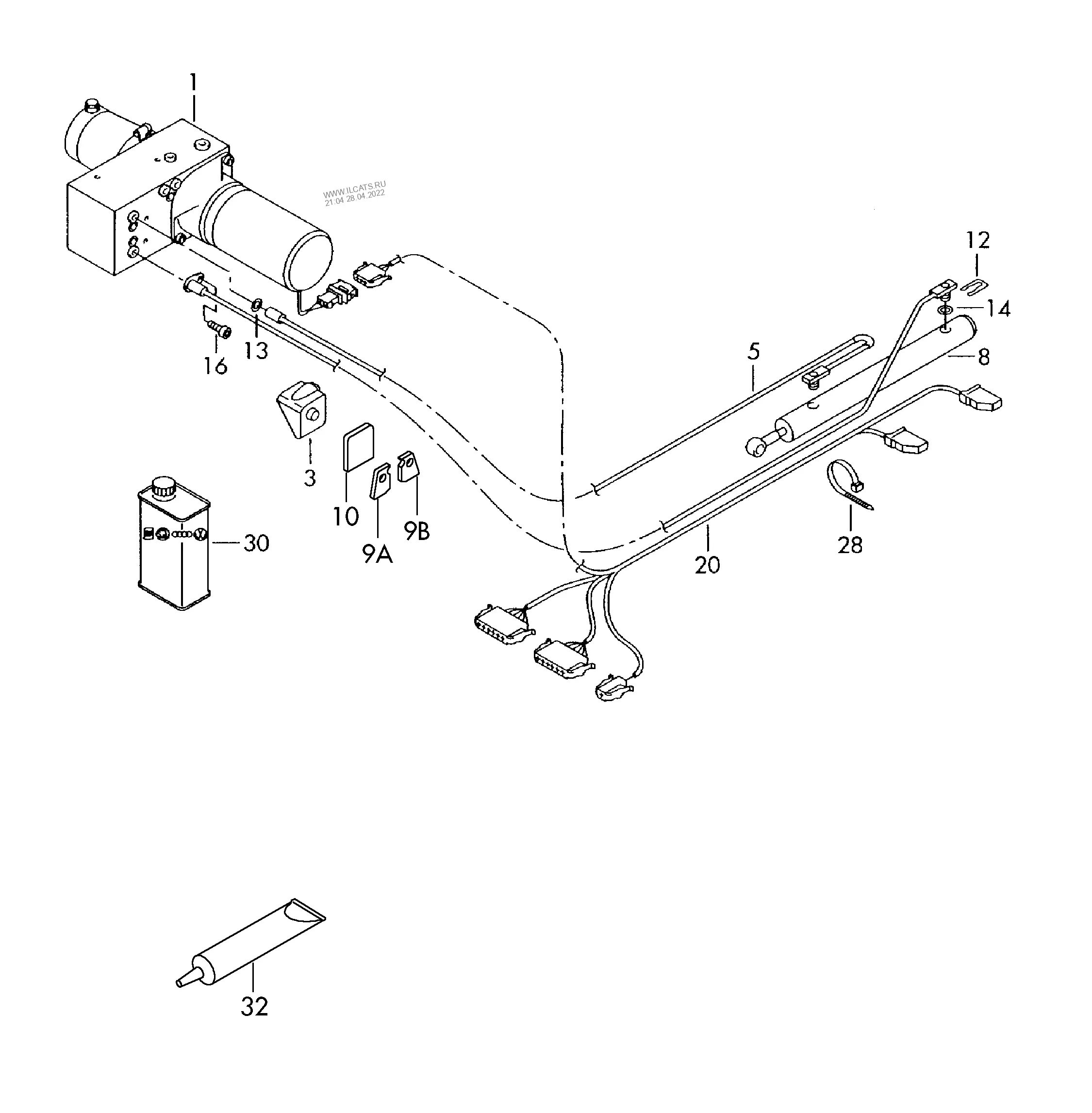 Hydraulikkolje VW T5 / VW T6 CAMPER - 1L – bilde 2