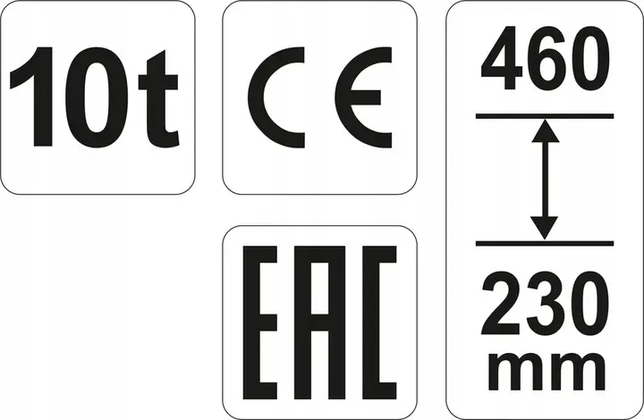 Hydraulisk søylejekk YATO Image 4