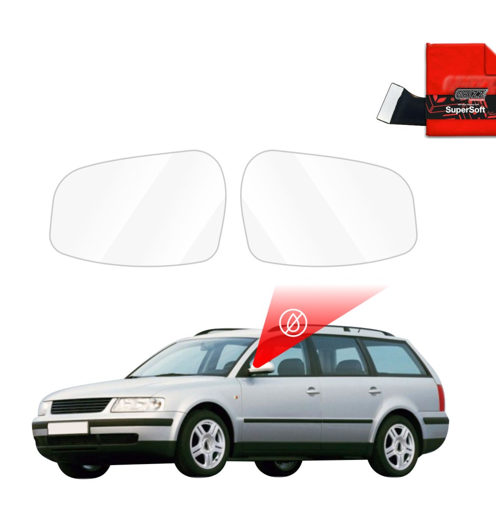 Hydrofil speilfolie Volkswagen Passat B5 Variant 1996 - 2000 │ Folie mot regn for sidespeil – ZeroDrop Antidugg-folie