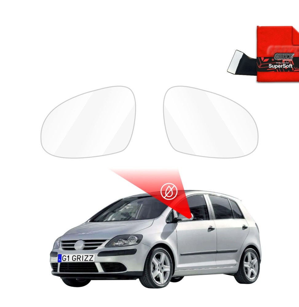 Hydrofil speilfolie VW Golf Plus 2004 - 2014 │ Folie mot regn for sidespeil – ZeroDrop Antidugg-folie