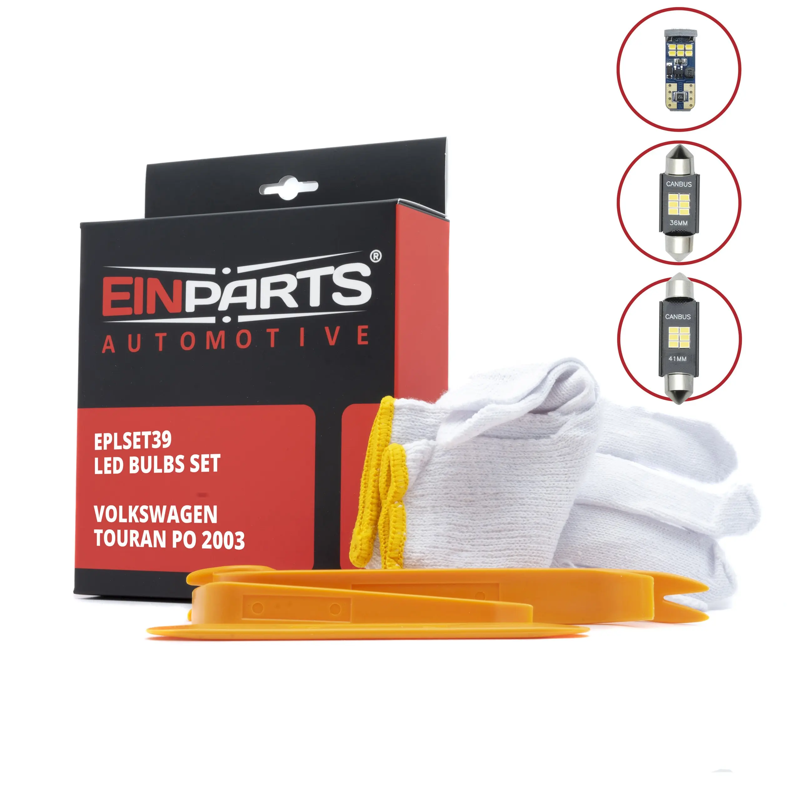 Interiørlys LED pakke VW Touran I 2003 - 2015 – bilde 5