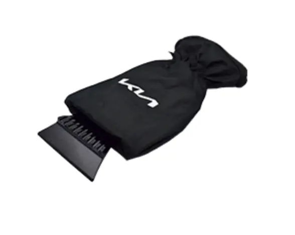 Isskrape Kia med hanske │ Genuine Ice Scraper Black Edition